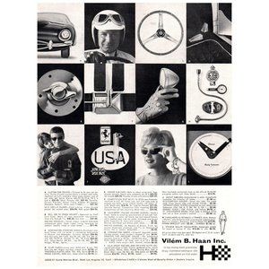 1962 Vilem B Haan Parts Catalog Vintage Print Ad Car Covers Driving Gloves